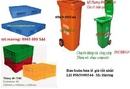 Bắc Ninh: giá rẻ nhất - tốt nhất: thùng rác công cộng 120L-240L, thùng nhựa, pallet nhựa CL1403634