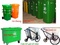 [5] thùng rác 120L, 240L, 660L HDPE, thung rac cong cong, thùng rác nhựa