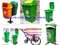 [2] thùng rác công cộng, thùng rác 120 lít, thùng rác 240 lít, xe nâng các loại