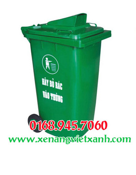 Thùng rác nhựa hdpe 2 bánh xe 100l 120l 240l giá rẻ hàng chất