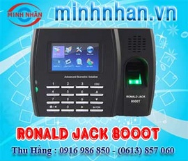 Máy chấm công vân tay Ronald Jack 8000T -rẻ nhất Đồng Nai lh: 0916986850 Hằng