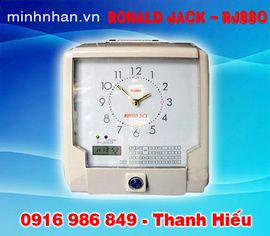 máy chấm công Ronald jack RJ 880 chấm công nhanh