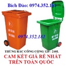 Tp. Hà Nội: GIÁ SỐC CUỐI NĂM: Thùng rác 240l, thung rac cong cong 240l, thùng rác nhựa HDPE, RSCL1685573