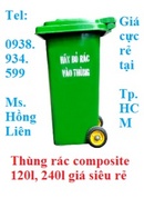 Tp. Hồ Chí Minh: Tìm đại lý tiêu thụ thùng rác 240 lít composite cam kết giá rẻ nhất tại Tp. HCM CL1415113