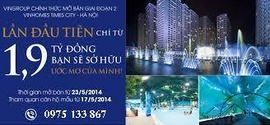 Bán căn hộ đẹp siêu hiếm tại Chung cư Times City Giá gốc nhiều ưu đãi lớn từ chủ