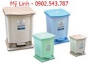 Tp. Hồ Chí Minh: thùng rác ovanl, thùng rác nắp lật, thùng rác đạp chân CL1416643