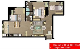 Bán căn hộ CC Nam Đô full nội thất, DT 97m2, giá cắt lỗ, Lh 0936468786