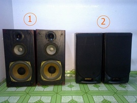 Cần thanh lý 2 bộ loa bass 20 có thể dùng để hát karaoke hoặc nghe nhạc đều tốt