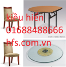 Tp. Hà Nội: bàn ghế ,mặt bàn kính soay, nội thất nhà hàng cao cấp hfs CL1423643