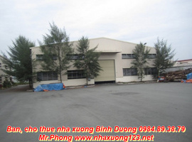 Bán kho, xưởng xã Phú An, Bến Cát, Bình Dương 2300m2 LH 0984893879