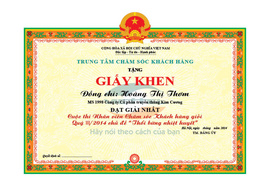 In giấy khen giá rẻ tại hà nội