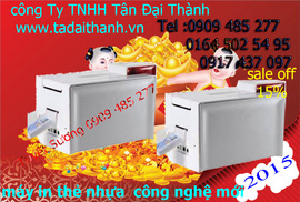 máy ép nhựa máy giá rẻ máy in thẻ nhựa Cty Tân Đại Thành