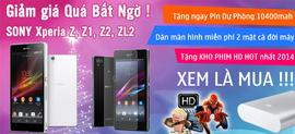 [Giá SOCK] SONY Z1 tmobile C6916, SONY Z C6603 Mới 100% giá rẻ nhất + QUà Tặng!