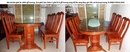 Tp. Hà Nội: Bán bộ bàn ghế ăn gỗ hương 100%, 1 bàn 6 ghế CL1436423