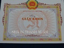 Tp. Hà Nội: Nhận in giấy khen giá rẻ 0968531546 CL1440339P8