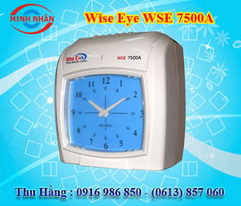 máy chấm công thẻ giấy Wise Eye 7500A / 7500D - rẻ nhất Đồng Nai