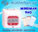 Bình Dương: máy chấm công thẻ giấy Mindman M960 - chất lượng tốt nhất - in búa CL1440526
