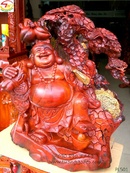 Tp. Hồ Chí Minh: Phật Di Lặc gỗ hương ôm đá (PL501) RSCL1669478