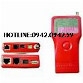 Máy test cáp đa năng 5 in 1 test RJ45-RJ11-USB-1394-BCN đo được độ ngắn dài cáp,