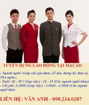 Tp. Hà Nội: Tuyển lao động làm việc lương cao tại Macao RSCL1158444