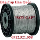 Tp. Hà Nội: Cơ sở bán Cáp Lụa của Hàn Quốc Hà Nội rẻ 0968. 521. 058 cáp Inox, cáp bọc nhựa PVC CL1456473P11