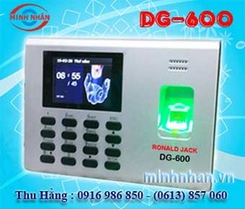 Máy chấm công vân tay giá rẻ Ronald Jack DG-600 - giá rẻ tại Minh Nhãn