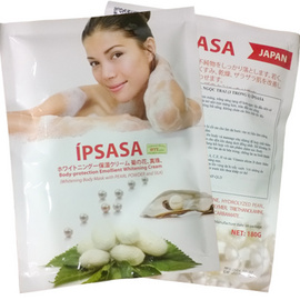 Kem tắm trắng IPSASA chiết xuất ngọc trai và tơ tằm của Nhật