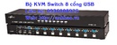 Tp. Hà Nội: Bộ chia KVM 8 cổng USB (8 máy tính dùng chung 1 màn hình), bộ kvm 4 port usb CL1161281