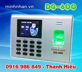 máy chấm công bằng dấu vân tay Ronald jack DG-600 siêu rẻ