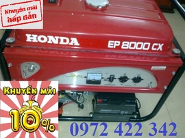 Giảm giá khi mua máy phát điện Honda EP8000CX