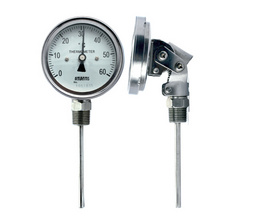 đồng hồ đo nhiệt kim quay WSS-571 Industrial Bimetal Thermometer