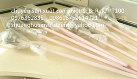 Can nhiệt LOẠI S standard platinum-rhodium alloy thermocouple Sứ phi 0-1600 độ