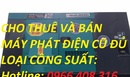 Tp. Hà Nội: Máy phát điện, Bán và cho thuê máy phát điện cũ - mới RSCL1401626