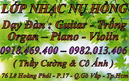 Tp. Hồ Chí Minh: Dạy đàn Violin *. ... .* CL1466411