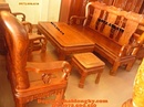 Bắc Ninh: Đồ gỗ đồng ky - Bàn ghế phòng khách quốc triện gỗ hương CL1469729P3