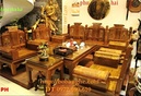 Bắc Ninh: Bộ bàn ghế đẹp - Đồ gỗ đồng kỵ bộ tần tủy hoàng CL1470193