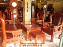 Bắc Ninh: Bộ bàn ghế đồng kỵ kiểu minh quốc voi gỗ hương QV RSCL1458301