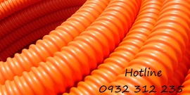 Ống nhựa gân xoắn HDPE chịu lực - ống nhựa ruột gà da cam