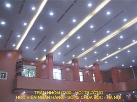 Trần nhôm uốn cong, Trần nhôm C shaped 300, Trần nhôm Astrongest, Ốp tiêu âm