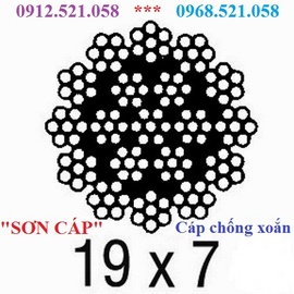 0913.521.058 bán cáp chống xoắn Hàn Quốc từ D8 - D34 Hà Nội bán cáp khoan 4x36