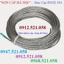 Tp. Hà Nội: Có bán Cáp thép mạ kẽm 7x7 Hà Nội 0947. 521. 058 cáp cứng viễn thông 1x19,1x7 rẻ CL1474114