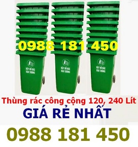 Triển khai phân phối Thùng rác công cộng 120 lít 240 lít các tỉnh trên toàn quốc