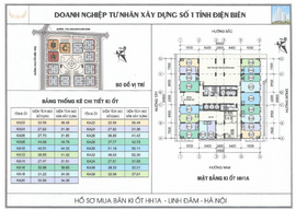 Bán Kiot góc sảnh chung cư HH3 Linh Đàm giá chênh thấp