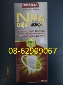 Nha diệu Ngọc- sản p[hẩm cho răng chắc, chữa râu răng