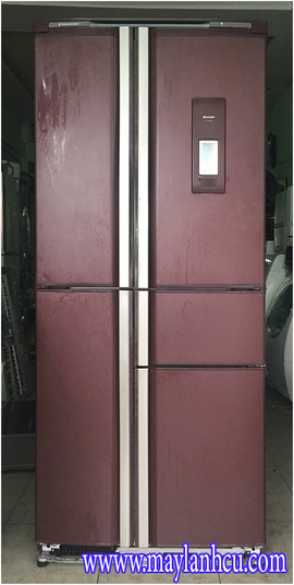 Tủ lạnh cũ nội địa SHARP SJ-F50VH 500L, 6 cánh, gas R600A
