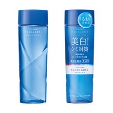 Nước hoa hồng Shiseido Aqualabel xanh, đỏ Nhật Bản