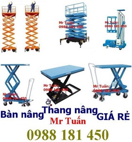 Thang nâng tự hành 200kg cao 6 mét 8 mét 12 mét hàng Eoslift - Đức