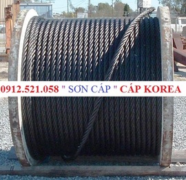 Cáp Thép Hàn Quốc bán Hà Nội 0912.521.058 bán cáp chống xoắn,cáp khoan