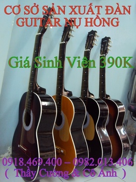 Bán đàn guitar giá rẻ cho người mới tập chơi 390k