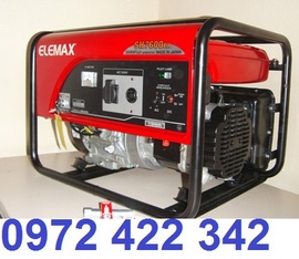 máy phát điện dân dụng chạy xăng 5kva, Máy phát điện Elemax SH7600EX nhật bản